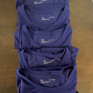 5 UnderArmour CoolSwitch sleeveless tees